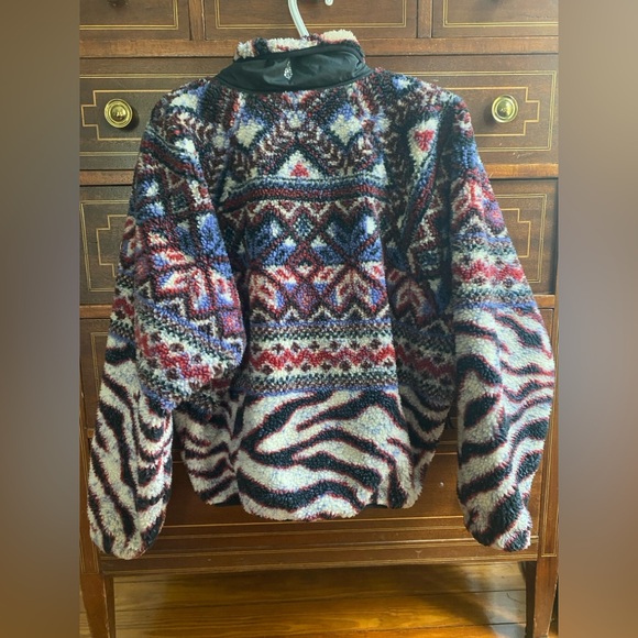 FP Movement Rocky Ridge Pullover in Purple Zebra Combo Size S - Picture 10 of 15